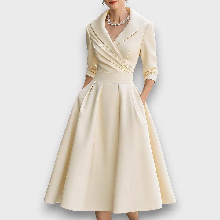 Elegant Midi Dress - View 5.0 | Avenly London