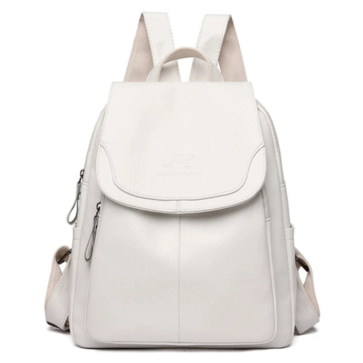 Phoebe | Secure Leather Backpack