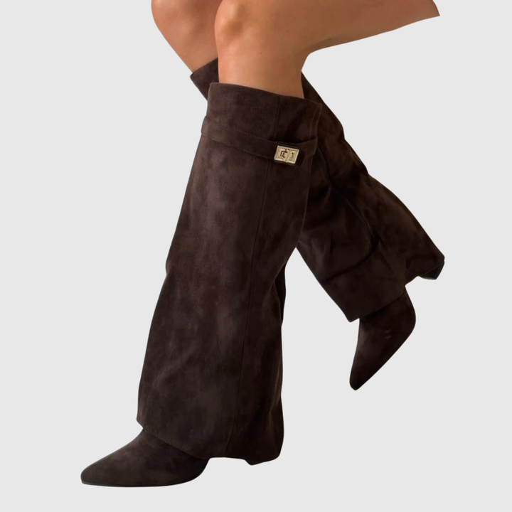 Luxe Leather Boots - View 11.0 | Avenly London