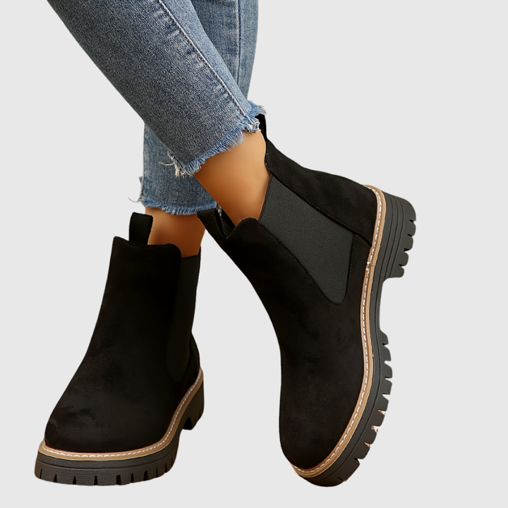 Black Platform Loafers - View 1.0 | Avenly London