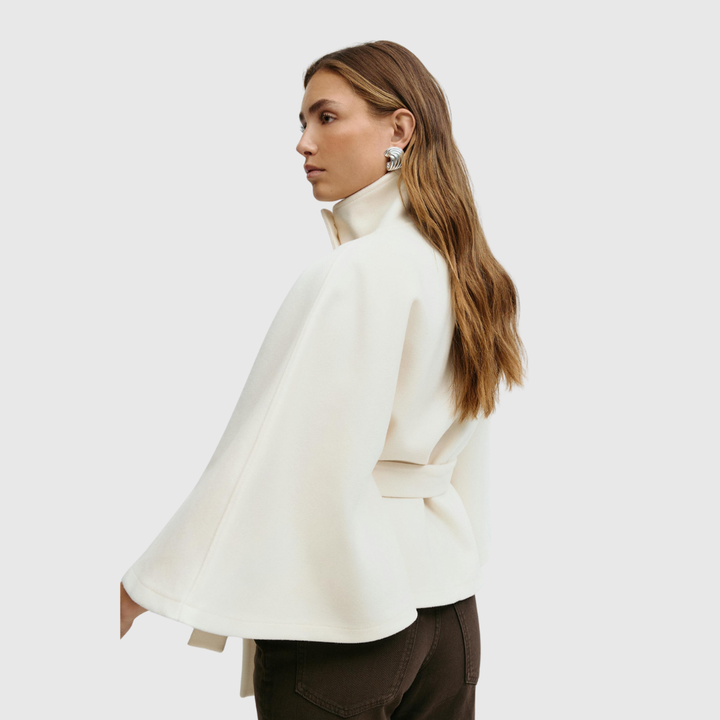 Belted Cape Jacket - View 13.0 | Avenly London
