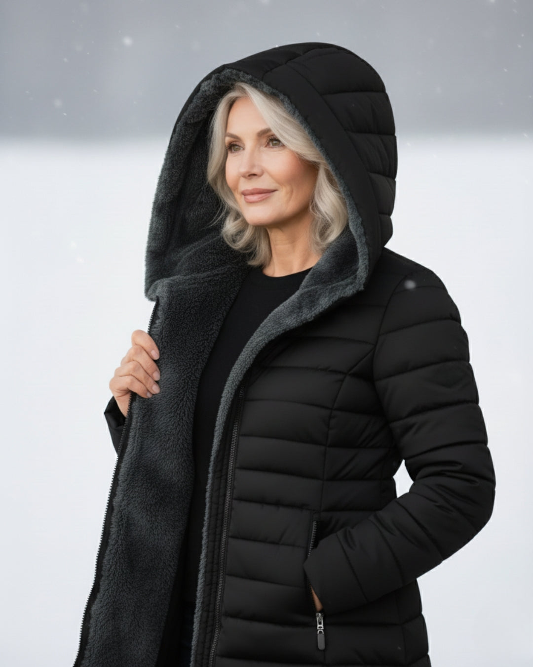 Donna | Fleece Lined Puffer Coat
