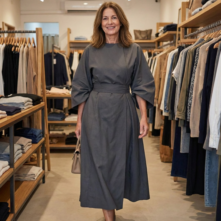 Satin Feel Batwing Sleeve Maxi Dress - View 2.0 | Avenly London