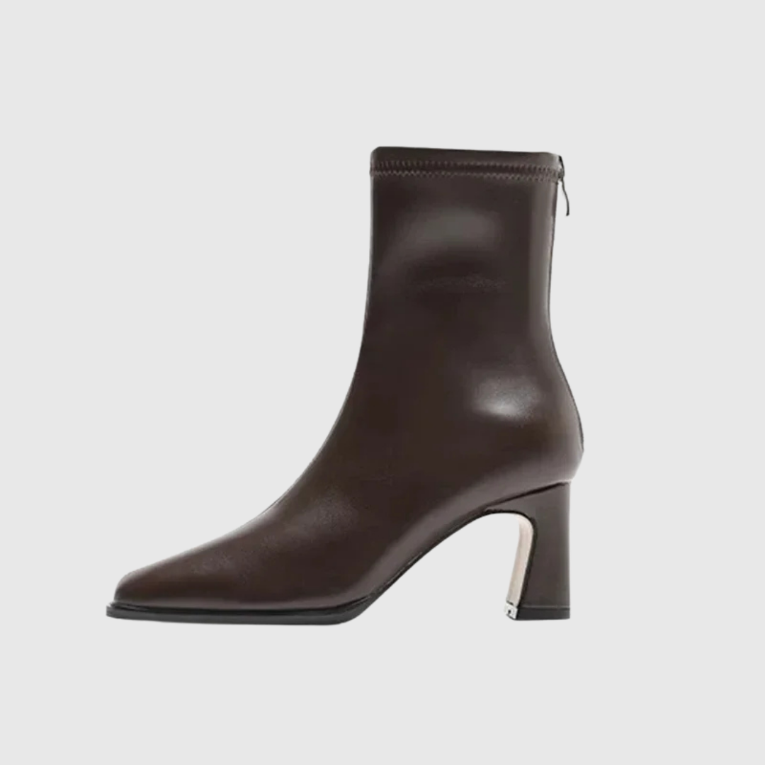 Square-Toe Warm Ankle Boots - View 7.0 | Avenly London
