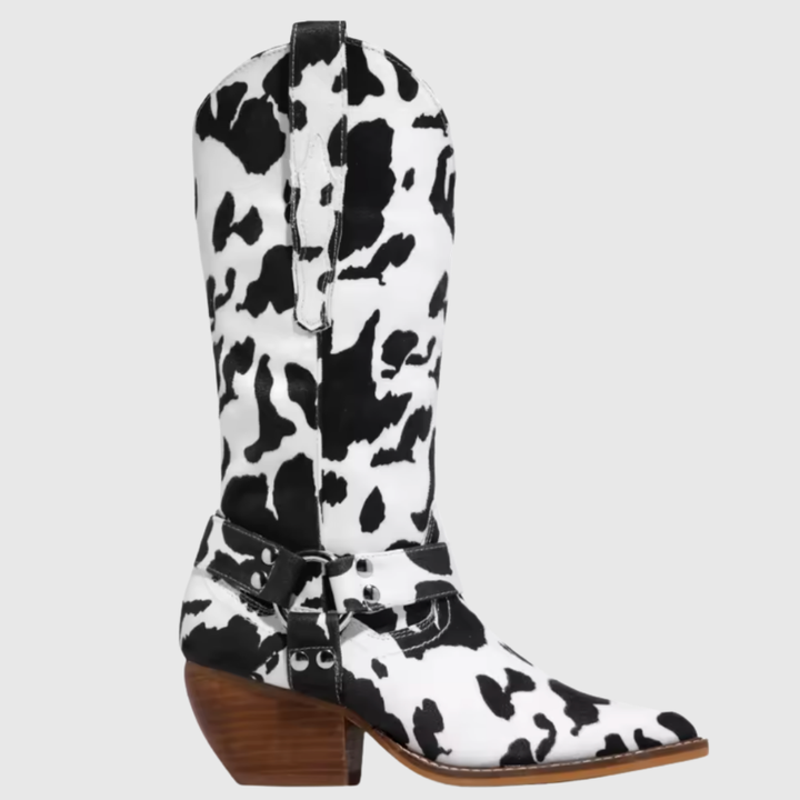 Luxe Cowboy Leather Boots - View 2.0 | Avenly London