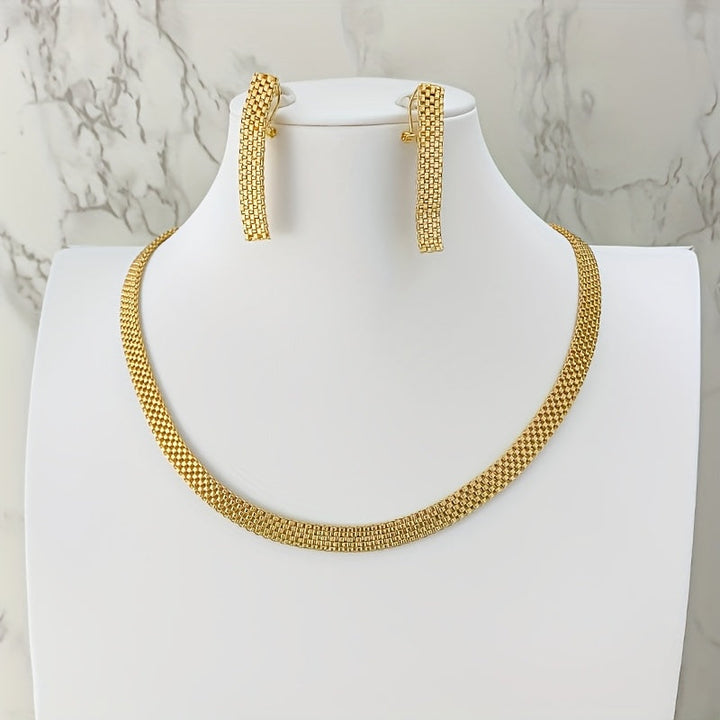 Refined Long Necklace, Bracelet & Earrings Set - View 11.0 | Avenly London