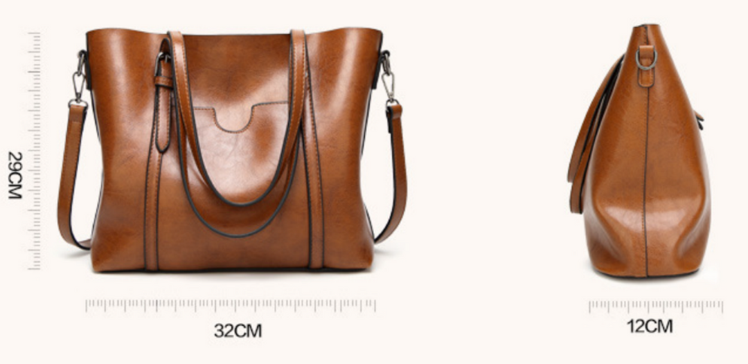 Daphira | Sleek Leather Shoulder Bag