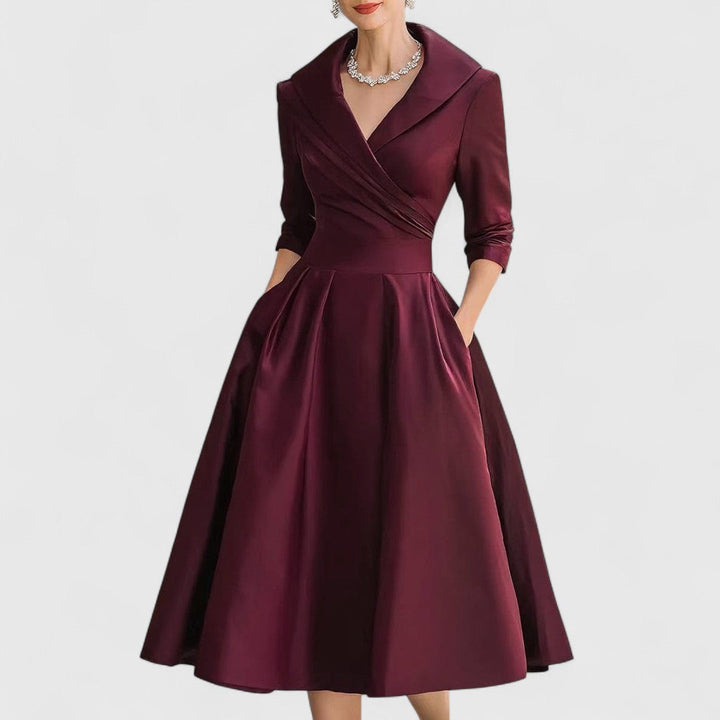 MARLEY QUINN | Elegant Midi Dress - View 3.0 | Avenly London