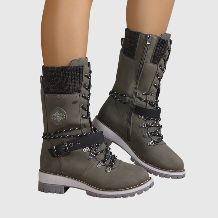 Waterproof Knee-High Snow Boots - View 8.0 | Avenly London