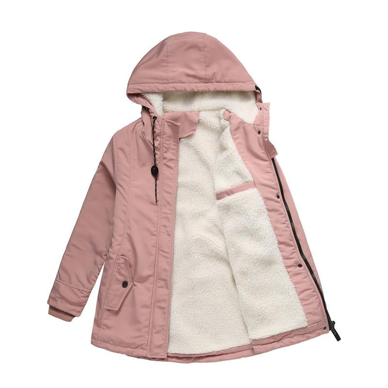 QUILTED HOODED COAT - View 1.0 | Avenly London