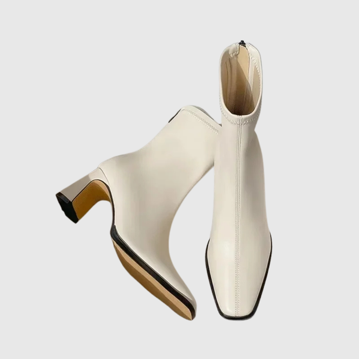 Square-Toe Warm Ankle Boots - View 6.0 | Avenly London