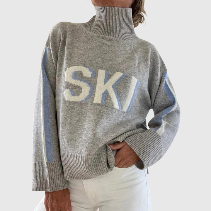 Arianwen | Vintage Cashmere Turtleneck Ski Sweater
