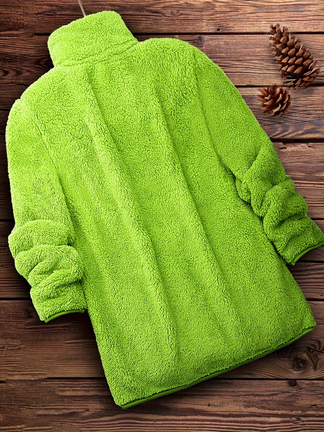 Zip-Up Teddy Fleece - View 9.0 | Avenly London