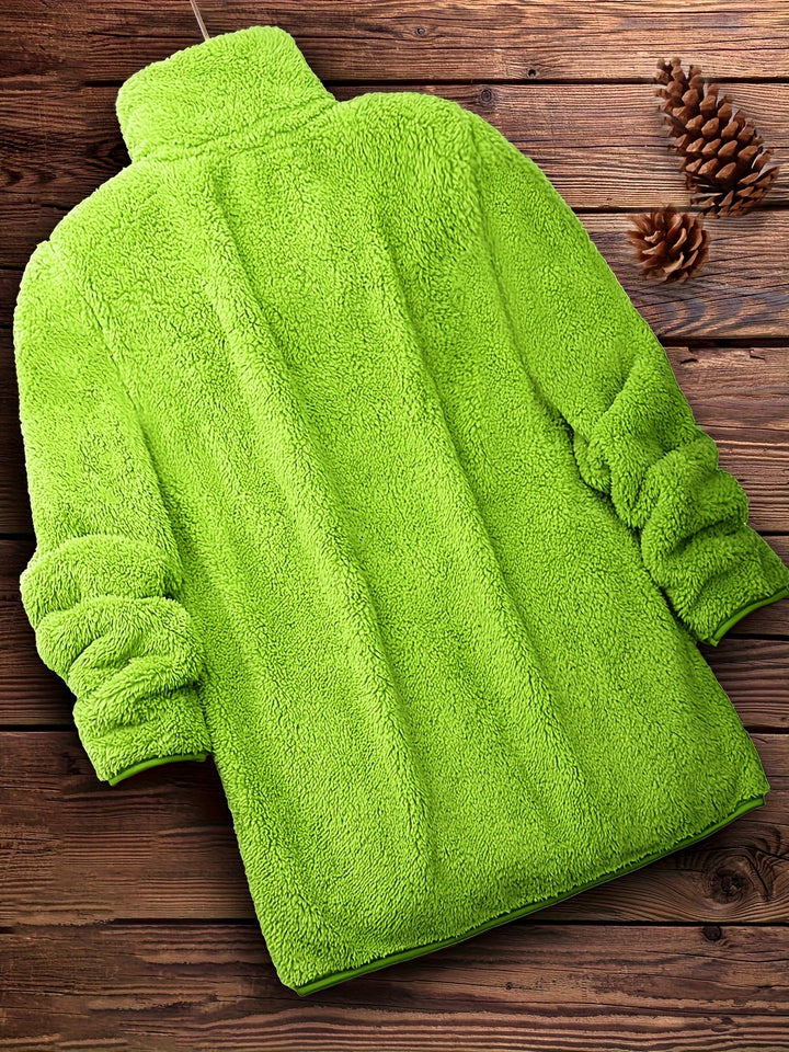 Zip-Up Teddy Fleece - View 9.0 | Avenly London