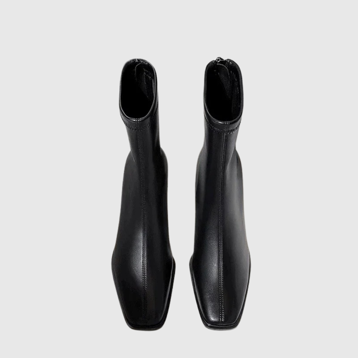 Square-Toe Warm Ankle Boots - View 3.0 | Avenly London