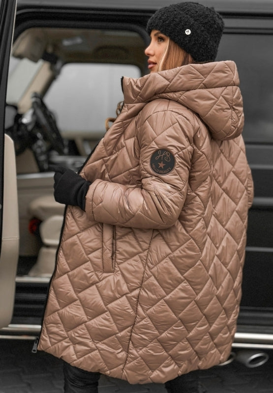 Magda | Quilted Coat with Hood for Winter