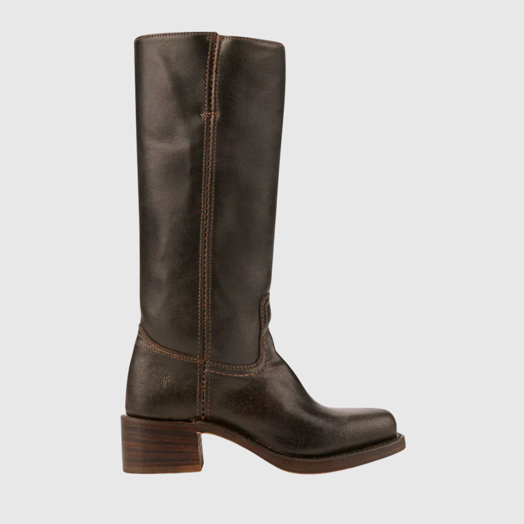 Lerelia | Leather Knee-High Boots