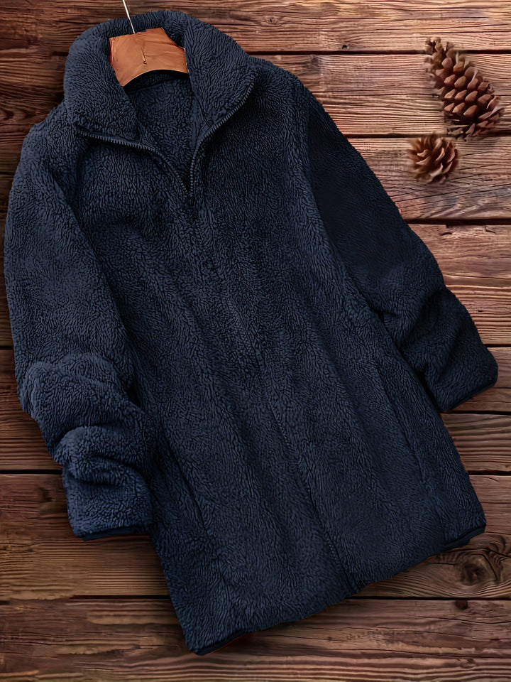 Zip-Up Teddy Fleece - View 7.0 | Avenly London
