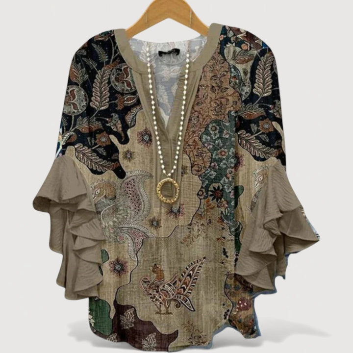 BOHO RUFFLE BLOUSE - View 2.0 | Avenly London