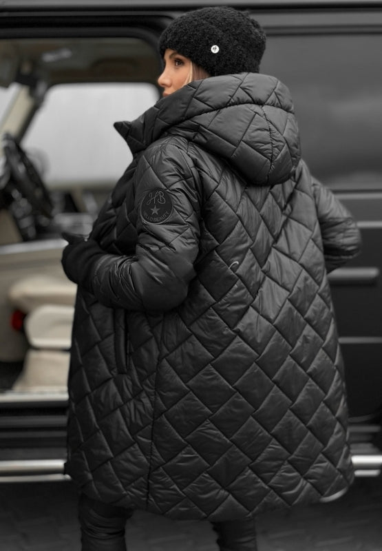 Magda | Quilted Coat with Hood for Winter
