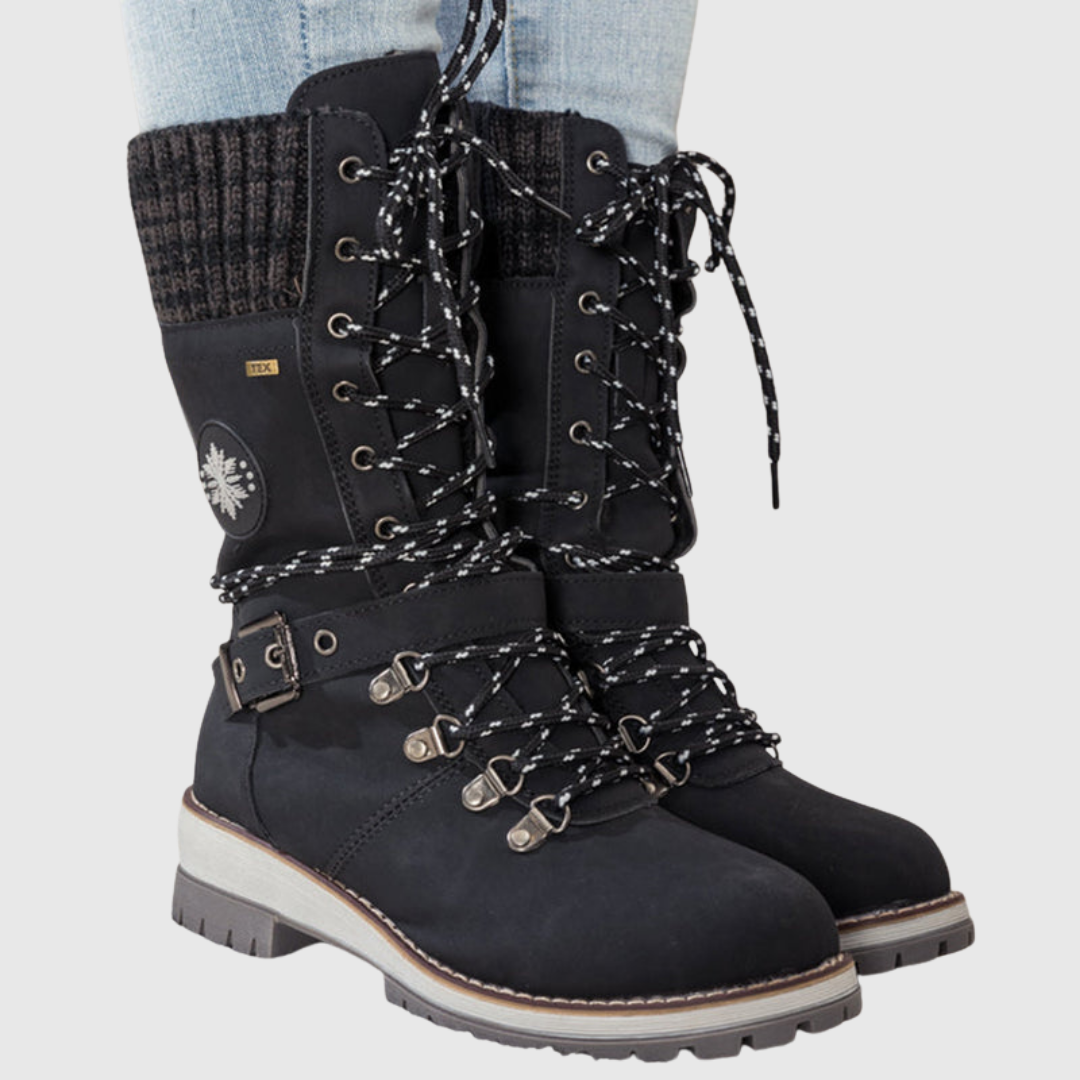 Waterproof Knee-High Snow Boots - View 3.0 | Avenly London
