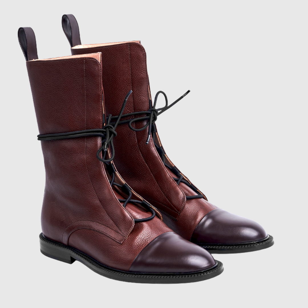 Classic Lace-Up Boots - View 5.0 | Avenly London