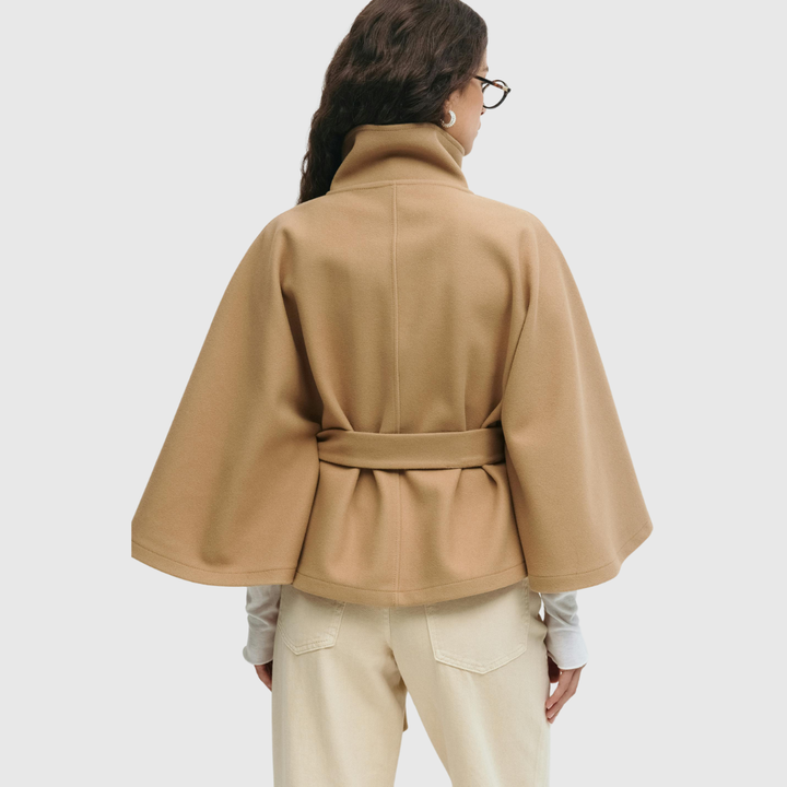 Belted Cape Jacket - View 2.0 | Avenly London