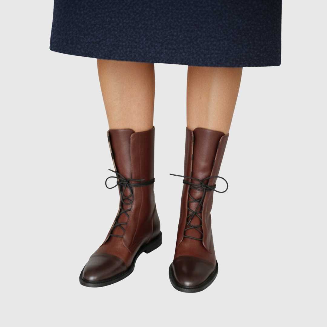 Classic Lace-Up Boots - View 4.0 | Avenly London