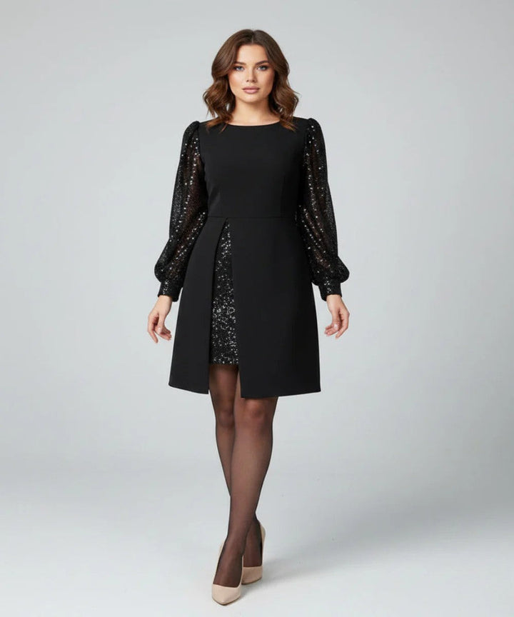 Avora Lyon | Elegant Dress with Balloon Sleeves