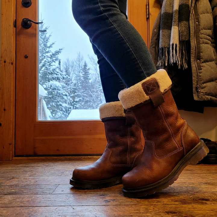 COZY FUR-LINED WINTER BOOTS - View 5.0 | Avenly London