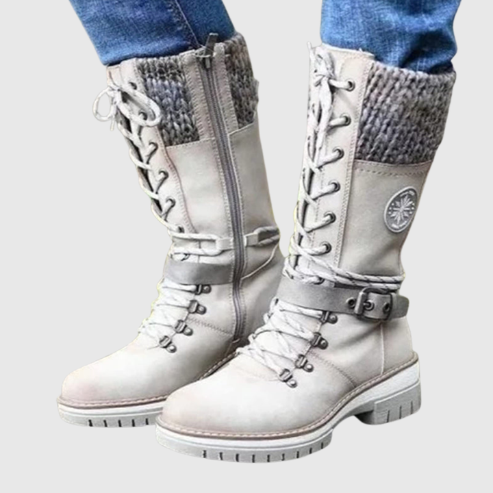 Waterproof Knee-High Snow Boots - View 1.0 | Avenly London