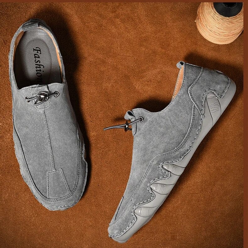 Zane Genuine Leather Slip-Ons
