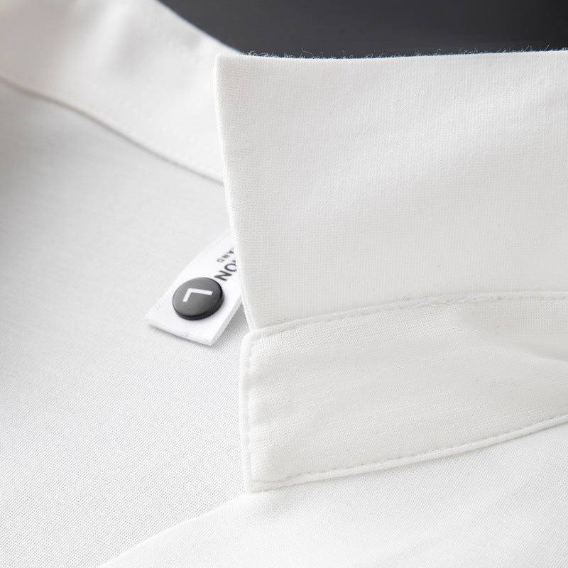 Kael Cotton Silk Polo Shirt