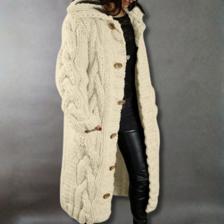 ELEGANT COSY COAT WITH TUMMY COVERAGE - View 6.0 | Avenly London