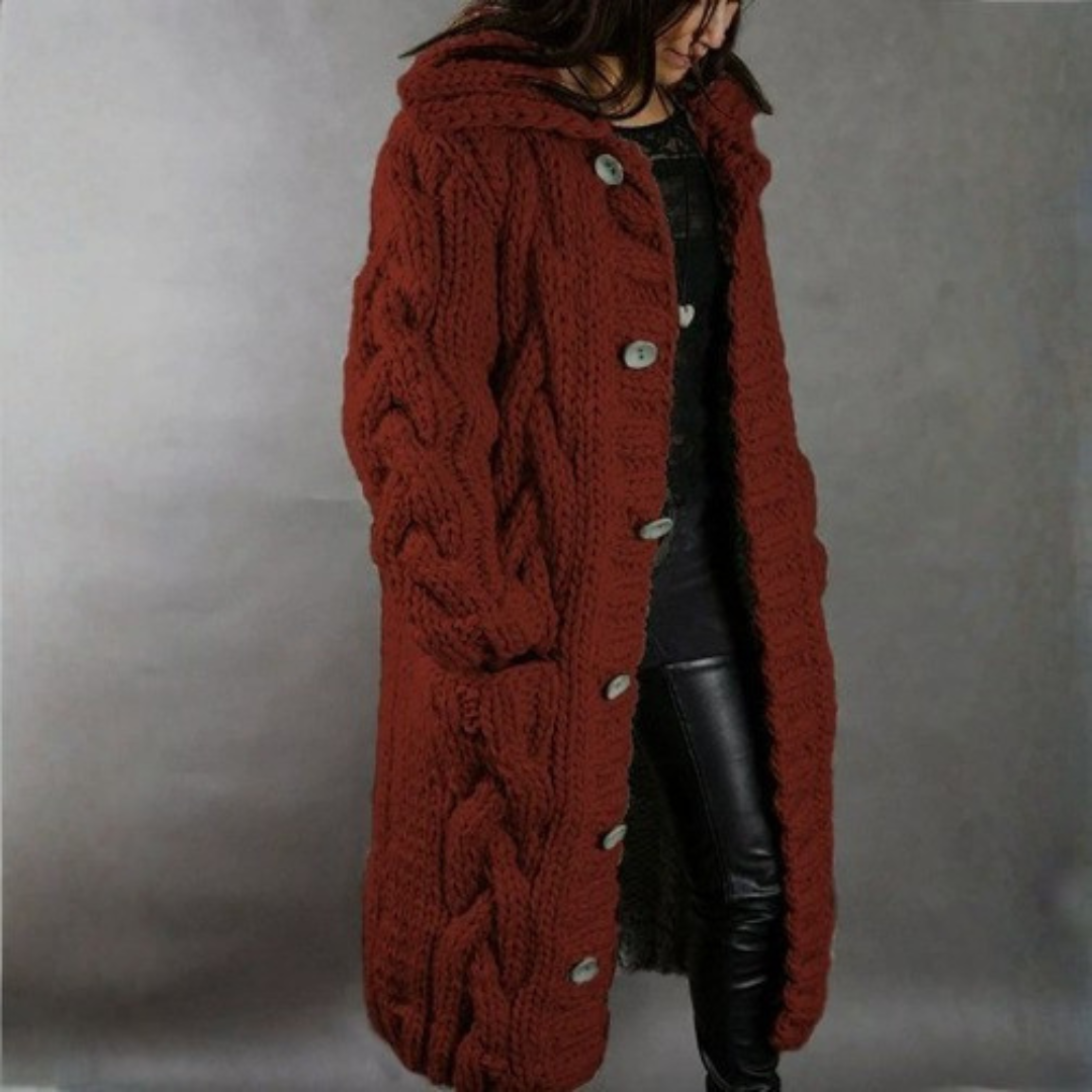 ELEGANT COSY COAT WITH TUMMY COVERAGE - View 8.0 | Avenly London