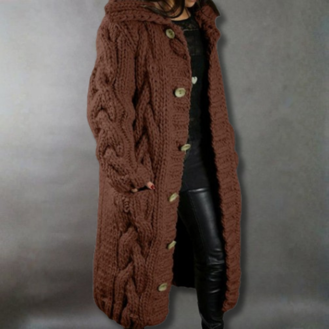 ELEGANT COSY COAT WITH TUMMY COVERAGE - View 9.0 | Avenly London