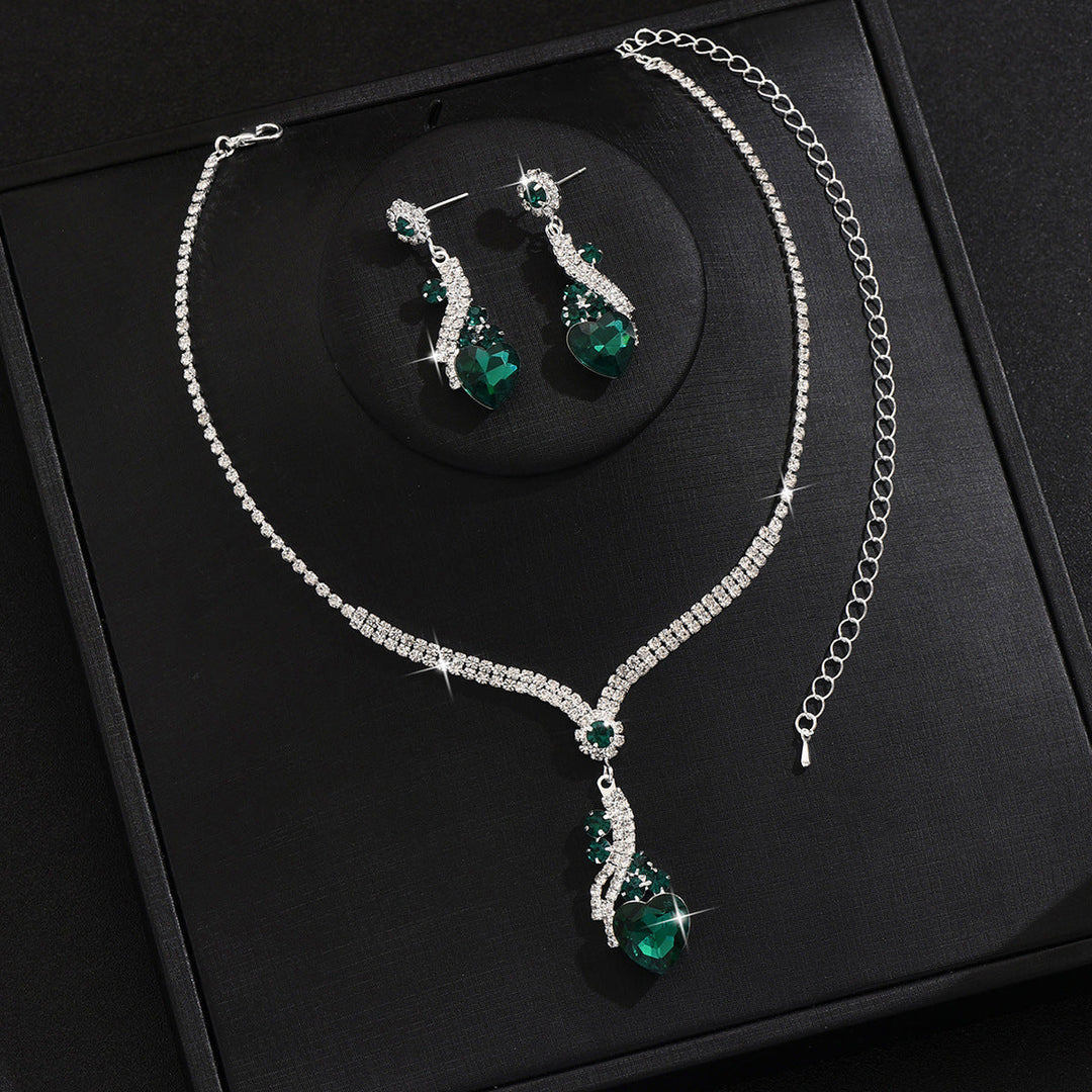 Premium Zirconia Jewellery Set