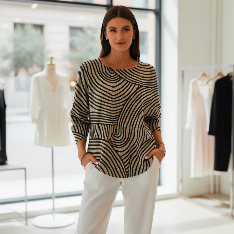 Long Sleeve Round Neck T-Shirt - View 4.0 | Avenly London