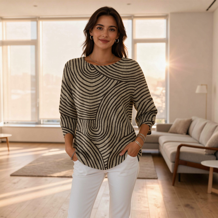 Long Sleeve Round Neck T-Shirt - View 2.0 | Avenly London