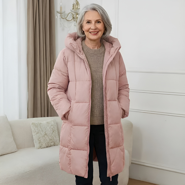Down Jacket with Hood - View 5.0 | Avenly London