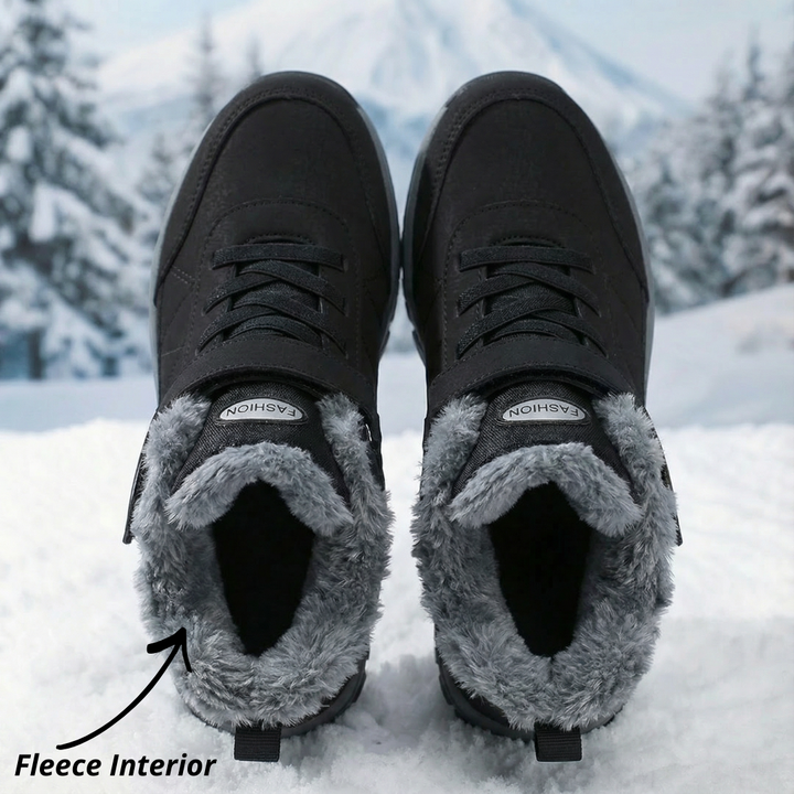 Fleece Comfort Boots High - View 2.0 | Avenly London