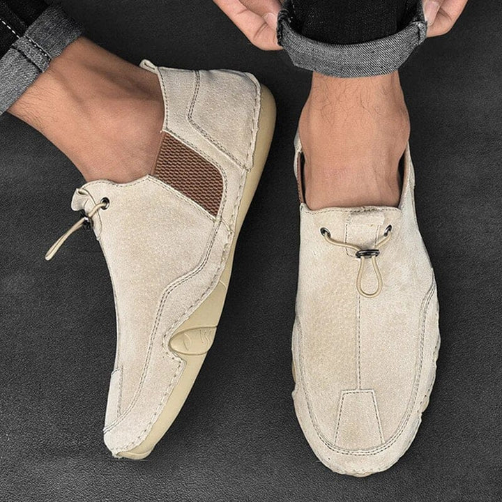 Zane Genuine Leather Slip-Ons