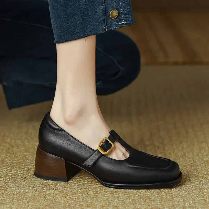 Elegant T-Strap Shoes - View 9.0 | Avenly London