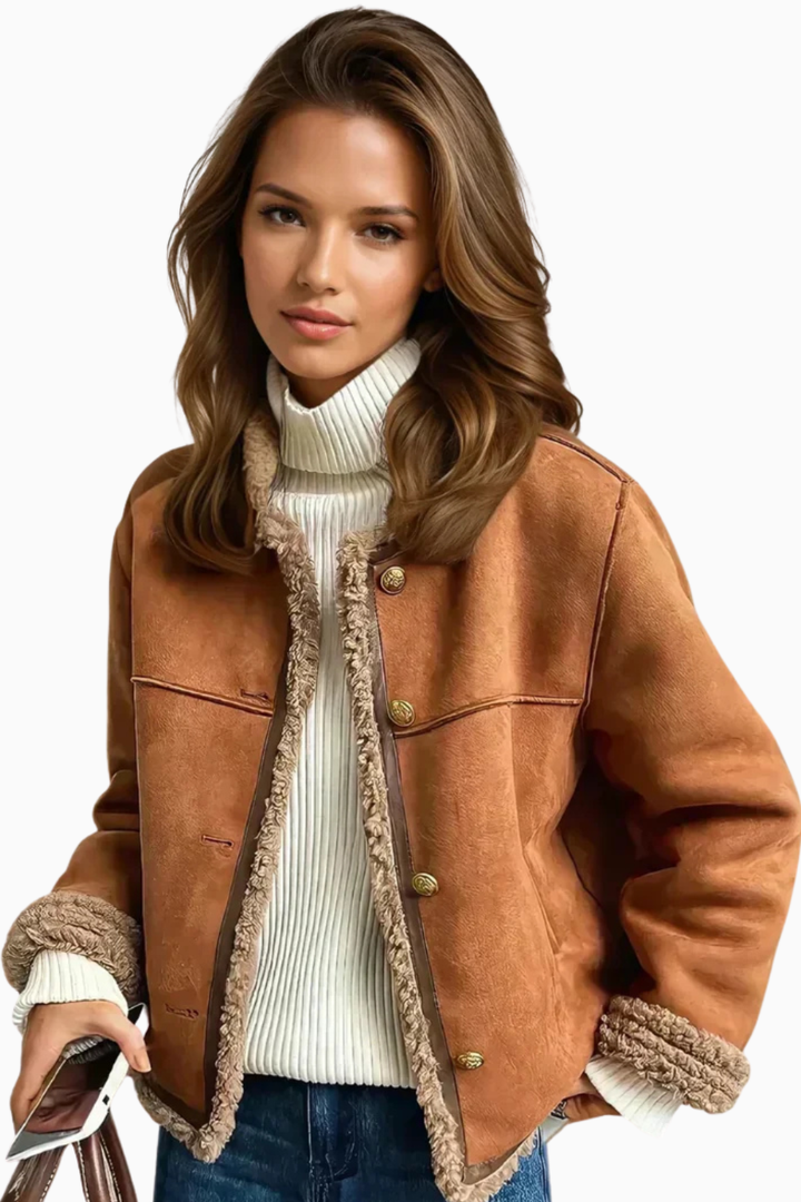 Chic Sheepskin Jacket - View 1.0 | Avenly London