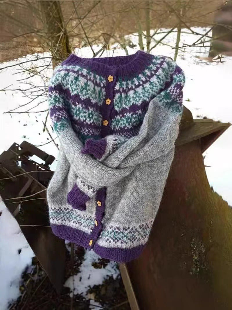 Naomi | Vintage Icelandic Cardigan