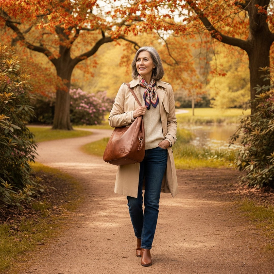 Vintage Leather Handbag - View 6.0 | Avenly London