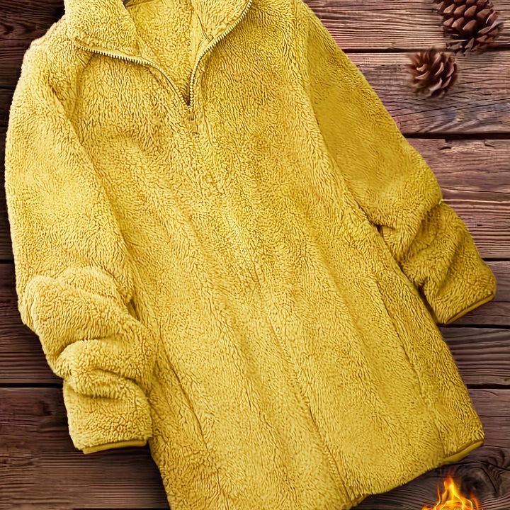 Zip-Up Teddy Fleece - View 15.0 | Avenly London