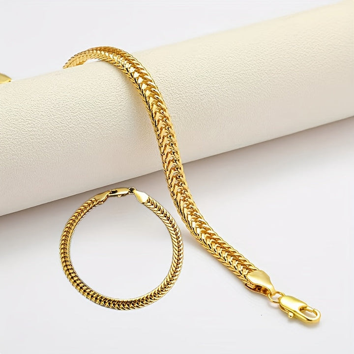 Luxury Fish Tail Necklace & Bracelet Set - View 7.0 | Avenly London