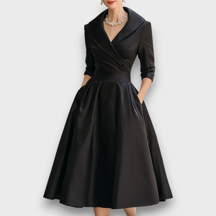 Elegant Midi Dress - View 1.0 | Avenly London