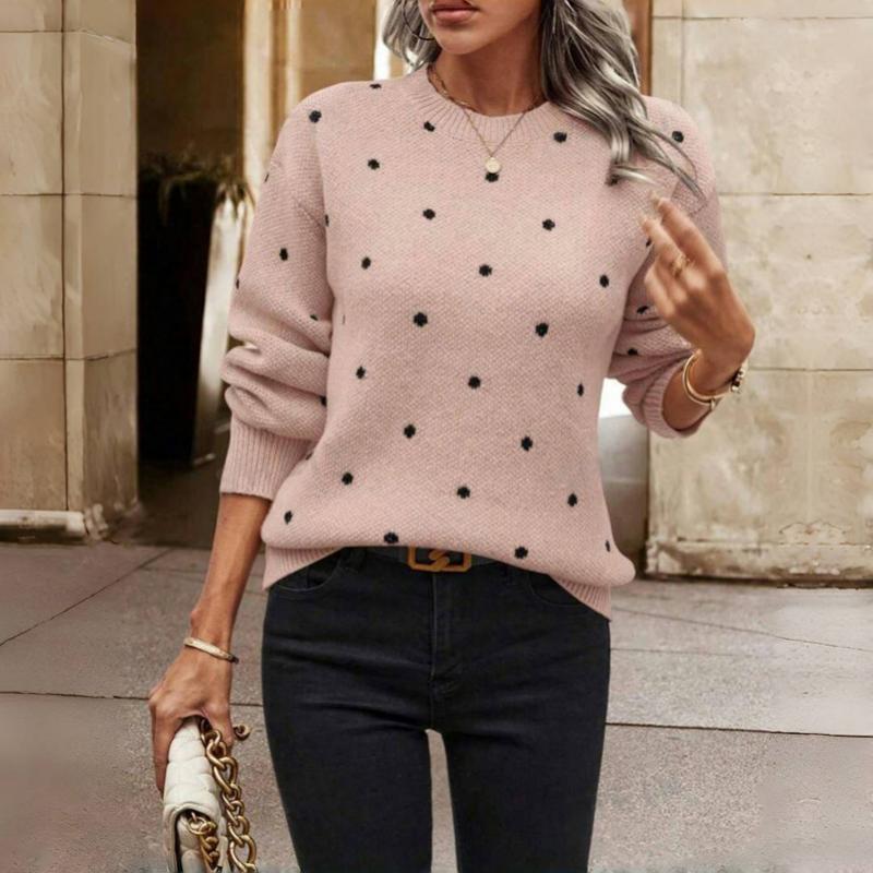 Nina | Polka Dot Knitted Sweater